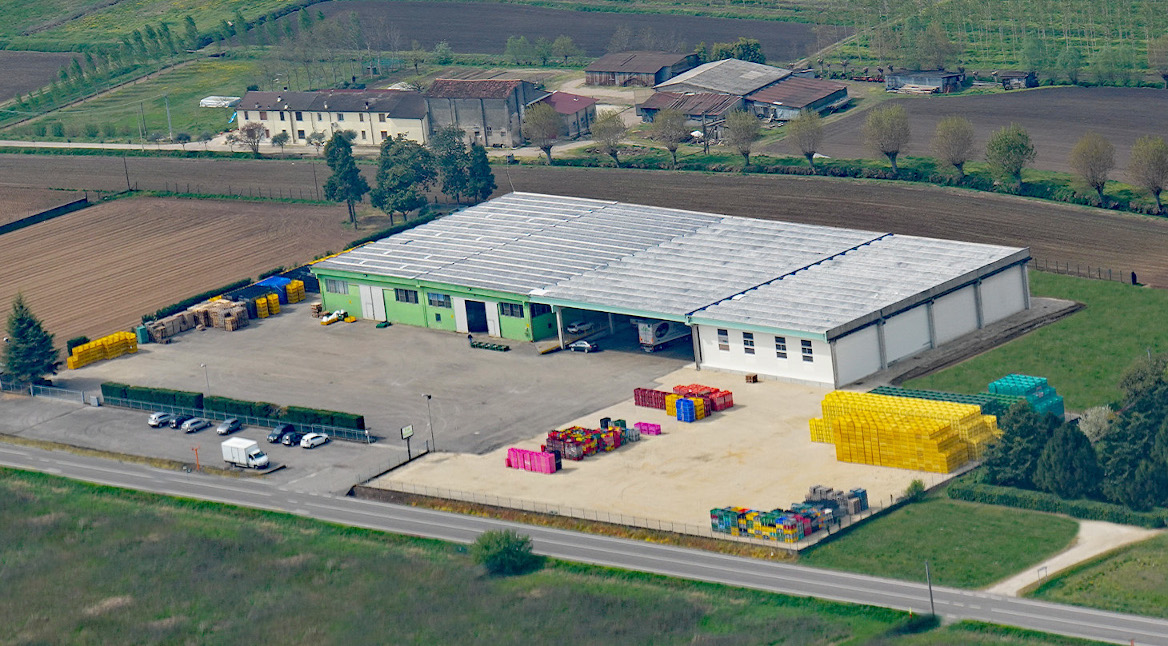 Vista aerea magazzino La Favorita